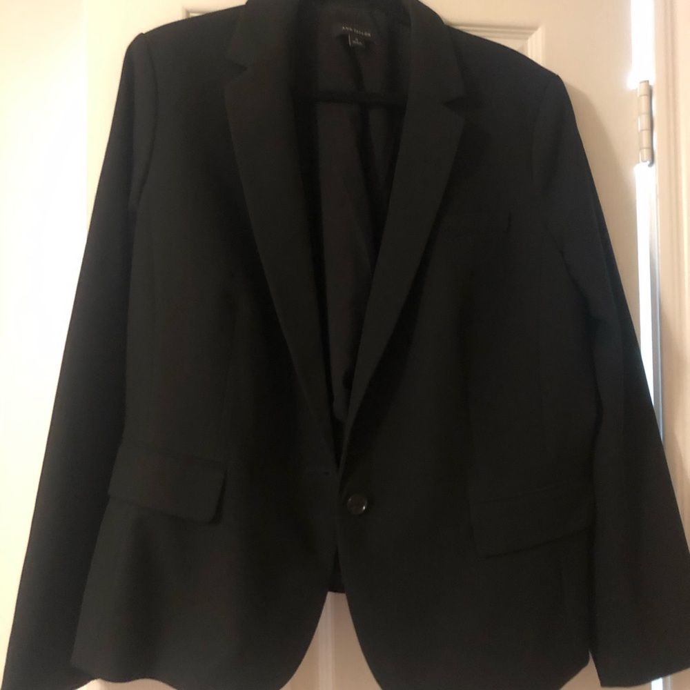 Ann Taylor Full 3 Piece Suit -Blazer, Pants, Skirt